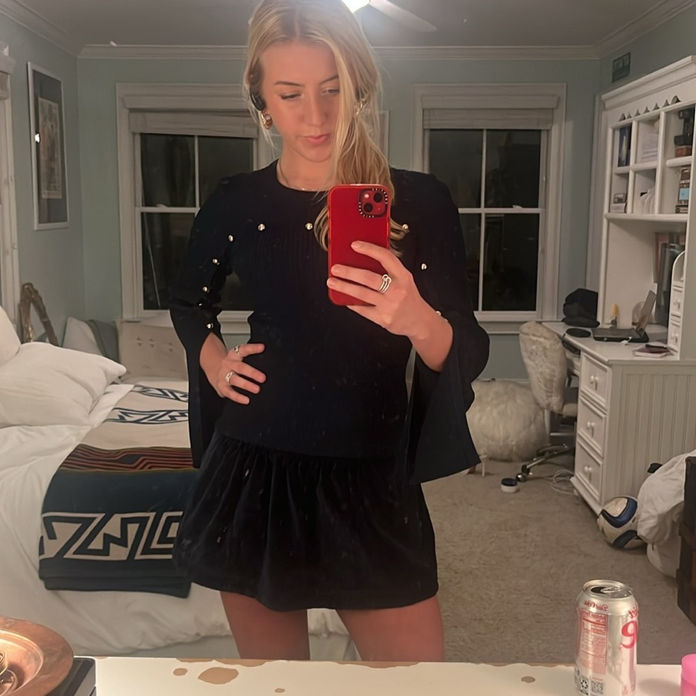 Abercrombie kids velvet skirt